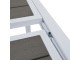 Masa extensibila Tempo Kondela Dorio 75x100/200 (White/Grey)