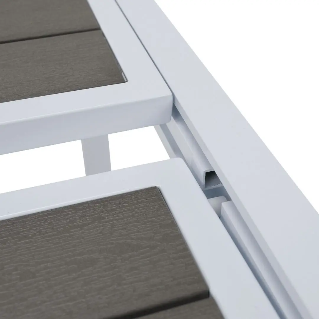 Masa extensibila Tempo Kondela Dorio 75x100/200 (White/Grey)