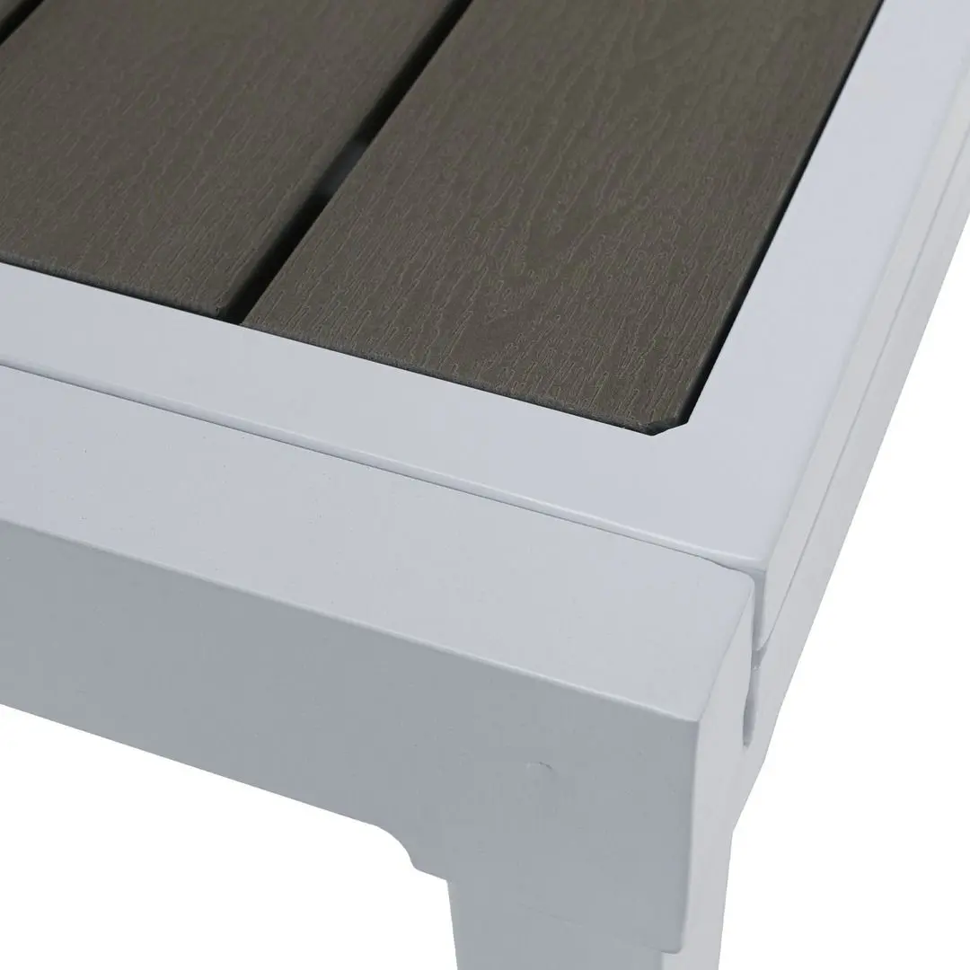 Masa extensibila Tempo Kondela Dorio 75x100/200 (White/Grey)