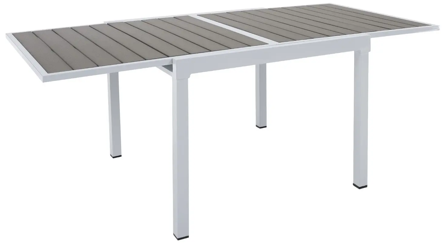 Masa extensibila Tempo Kondela Dorio 75x100/200 (White/Grey)