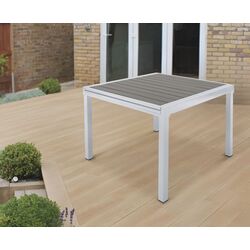 Masa extensibila Tempo Kondela Dorio 75x100/200 (White/Grey) Thumb