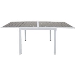 Masa extensibila Tempo Kondela Dorio 75x100/200 (White/Grey) Thumb