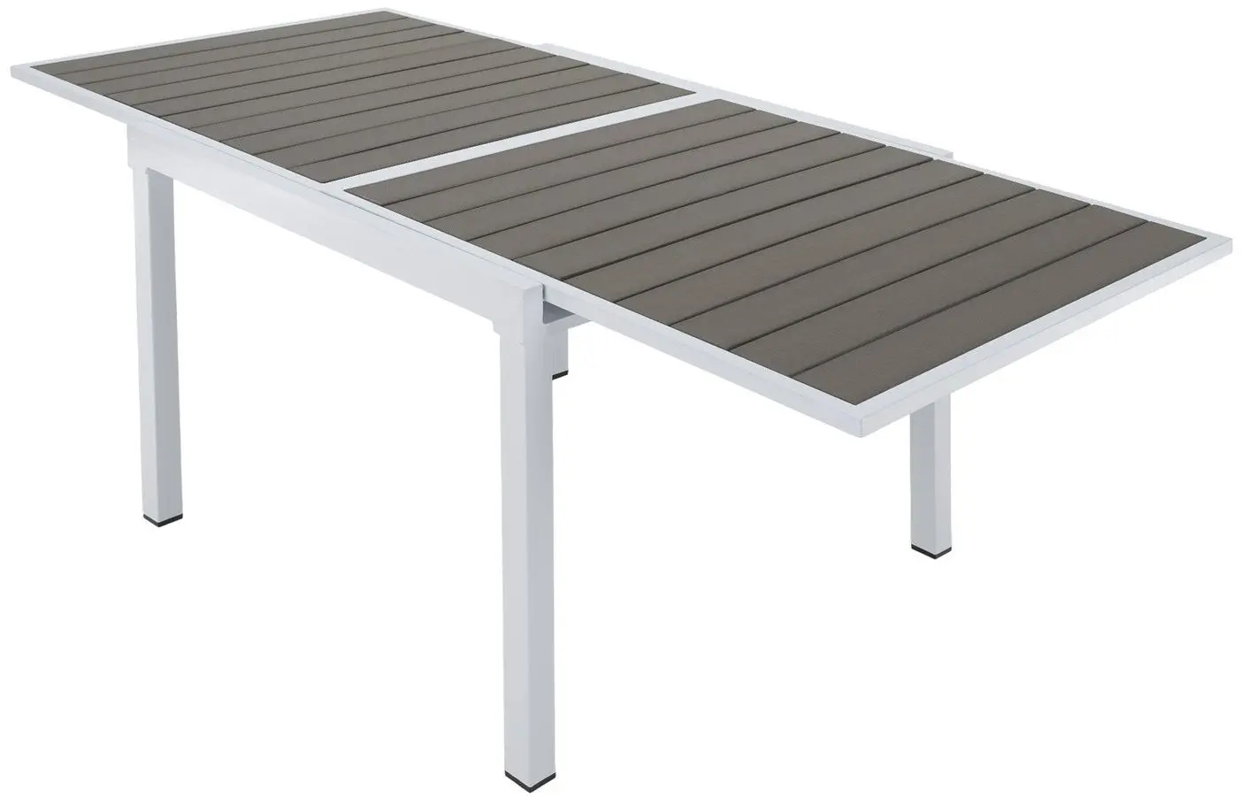 Masa extensibila Tempo Kondela Dorio 75x100/200 (White/Grey)