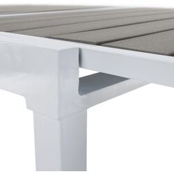 Masa extensibila Tempo Kondela Dorio 75x100/200 (White/Grey) Thumb