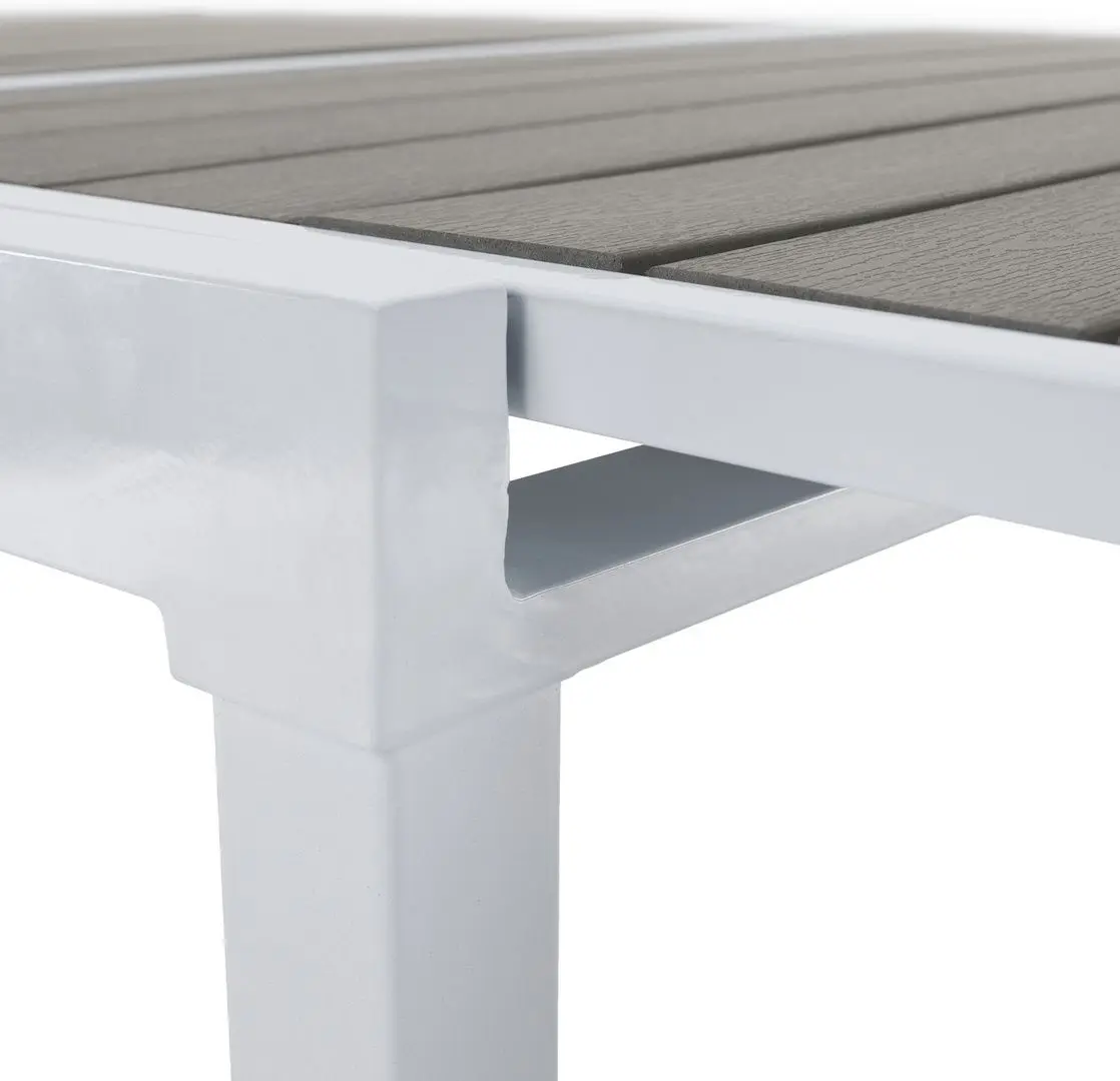 Masa extensibila Tempo Kondela Dorio 75x100/200 (White/Grey)