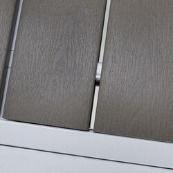 Masa extensibila Tempo Kondela Dorio 75x100/200 (White/Grey) Thumb