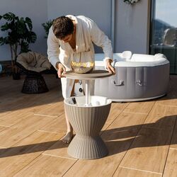 Стол с контейнером для льда Tempo Kondela Fabir (Gray) Thumb