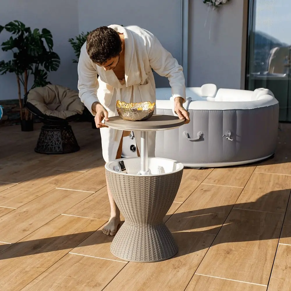 Стол с контейнером для льда Tempo Kondela Fabir (Gray)