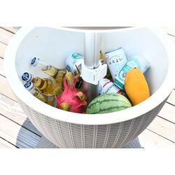 Стол с контейнером для льда Tempo Kondela Fabir (Gray) Thumb