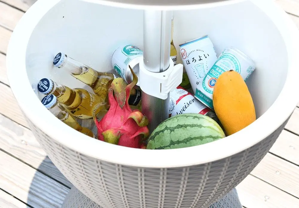 Стол с контейнером для льда Tempo Kondela Fabir (Gray)