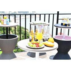 Стол с контейнером для льда Tempo Kondela Fabir (Gray) Thumb