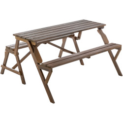 Masa-banca 2in1 Tempo Kondela Zagir (Brown) Thumb