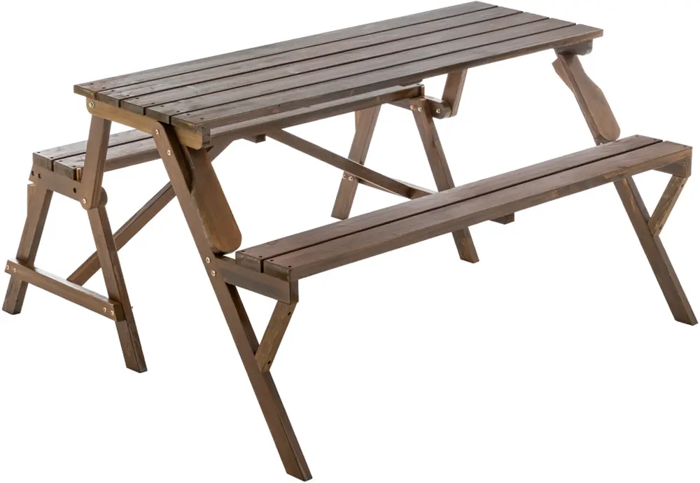 Masa-banca 2in1 Tempo Kondela Zagir (Brown)