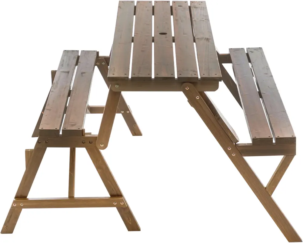 Masa-banca 2in1 Tempo Kondela Zagir (Brown)