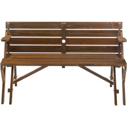 Masa-banca 2in1 Tempo Kondela Zagir (Brown) Thumb