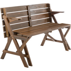 Masa-banca 2in1 Tempo Kondela Zagir (Brown) Thumb