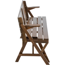 Masa-banca 2in1 Tempo Kondela Zagir (Brown) Thumb