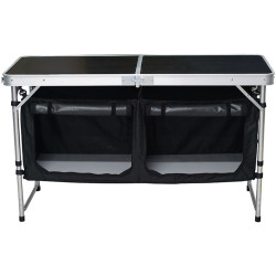 Masa pliabila Tempo Kondela Kepi Typ 3 (Gray/Black) Thumb