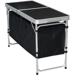 Masa pliabila Tempo Kondela Kepi Typ 3 (Gray/Black) Thumb