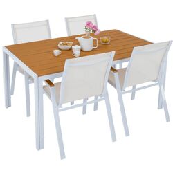 Стол Tempo Kondela Bonto 73x150 (White/Oak) Thumb