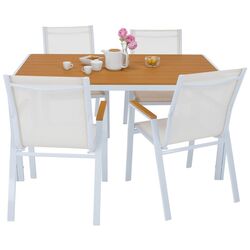 Стол Tempo Kondela Bonto 73x150 (White/Oak) Thumb