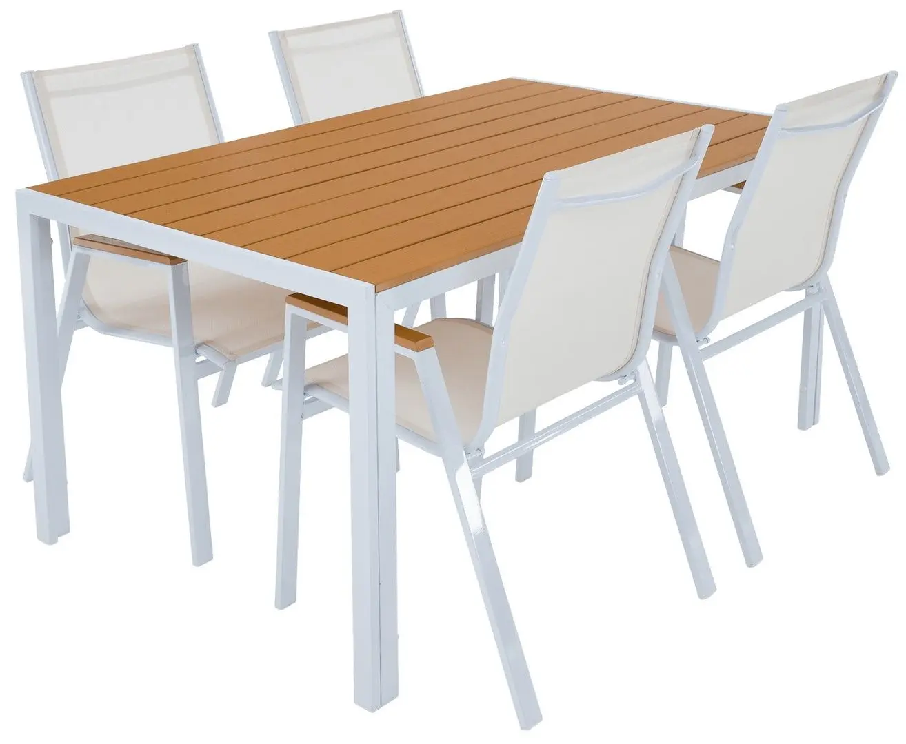 Стол Tempo Kondela Bonto 73x150 (White/Oak)