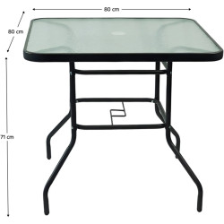 Masa Tempo Kondela Demat New Typ 2 (Black) Thumb
