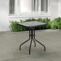 Masa Tempo Kondela Freny (Black/Transparent)