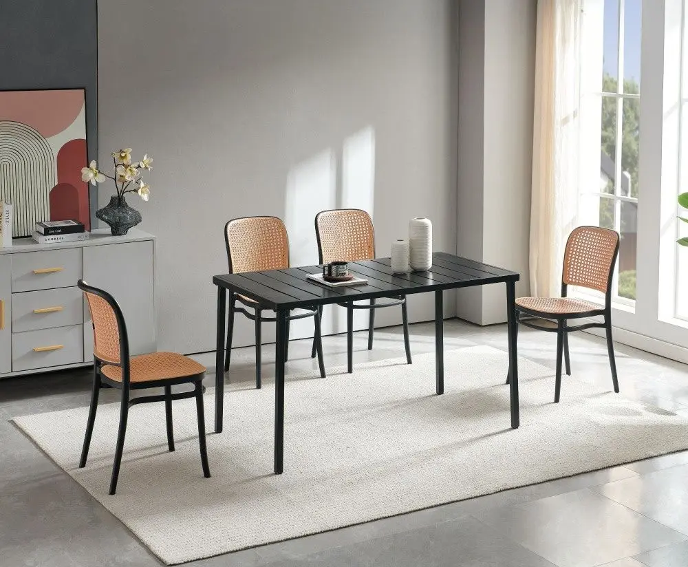 Masa Tempo Kondela Salton 74x130 (Black)