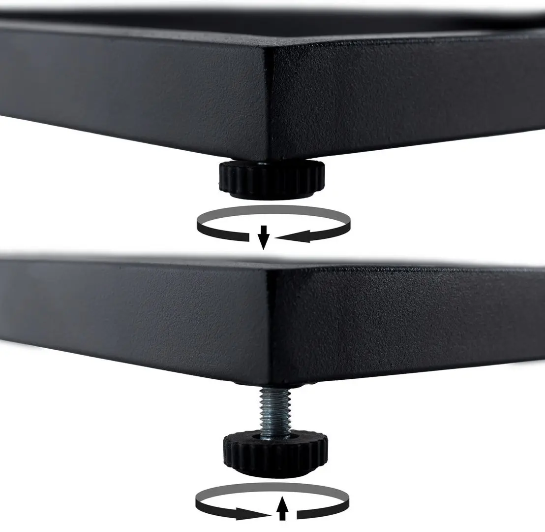 Masa Tempo Kondela Selko (Black/Transparent)