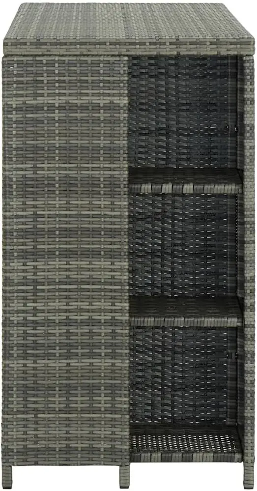 Masa de bar VidaXL 313477 (Grey)