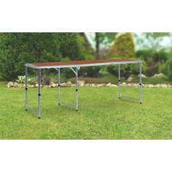 Складной стол VidaXL 48174 (Brown/Silver)