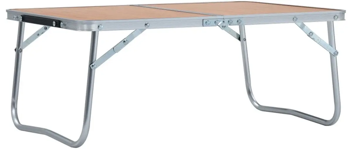 Складной стол VidaXL 48186 (Brown/Silver) - 2