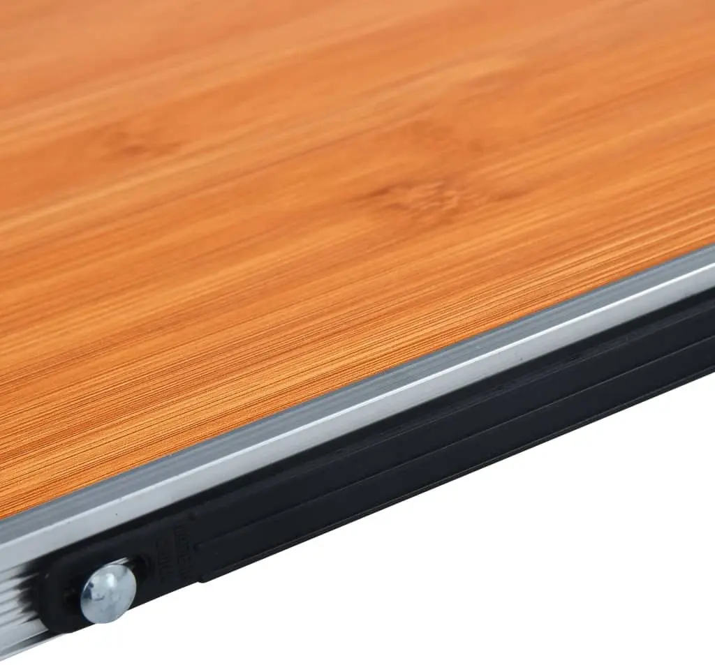 Складной стол VidaXL 48186 (Brown/Silver) - 7