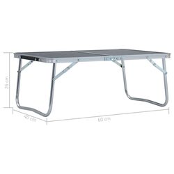 Складной стол VidaXL 48187 (Grey) Thumb