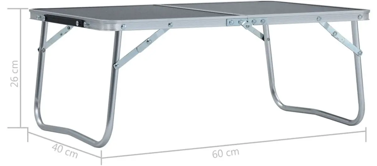 Складной стол VidaXL 48187 (Grey) - 8