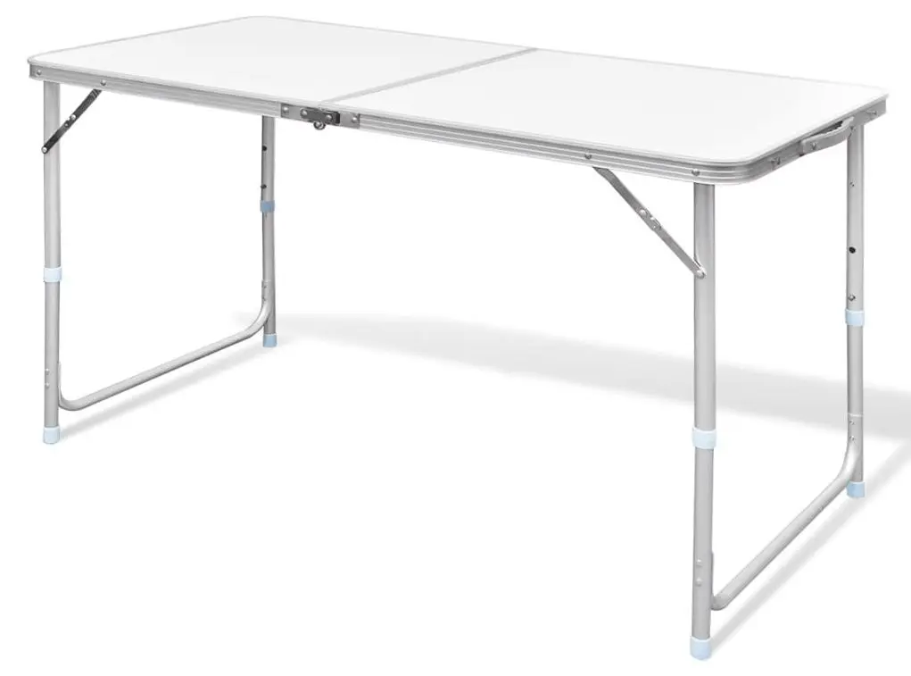 Masa pliabila VidaXL 41325 (White)