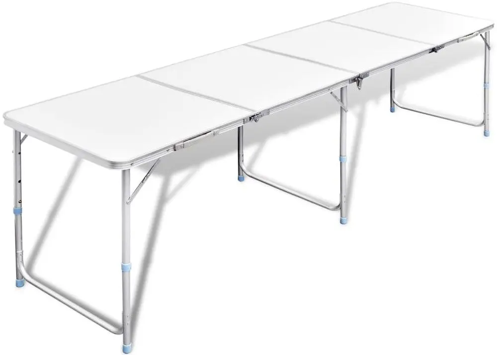 Masa pliabila VidaXL 41327 (White) - 2