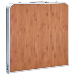 Masa pliabila VidaXL 48172 (Brown) Thumb