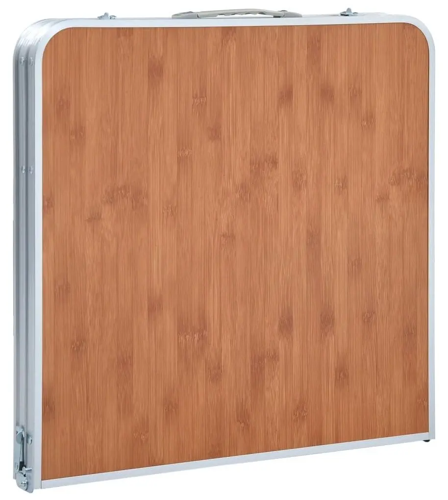 Masa pliabila VidaXL 48172 (Brown) - 6