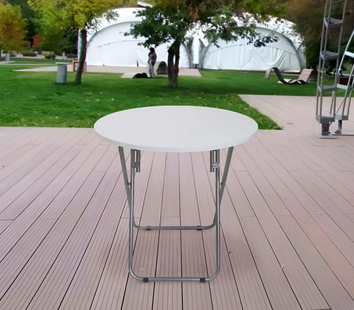 Masa pliabila Floria ZLN6944 70x70 (White)