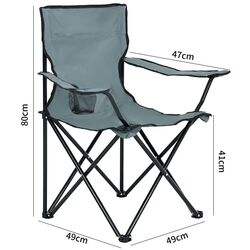 Складной стул Akord Anter (Black/Grey) Thumb