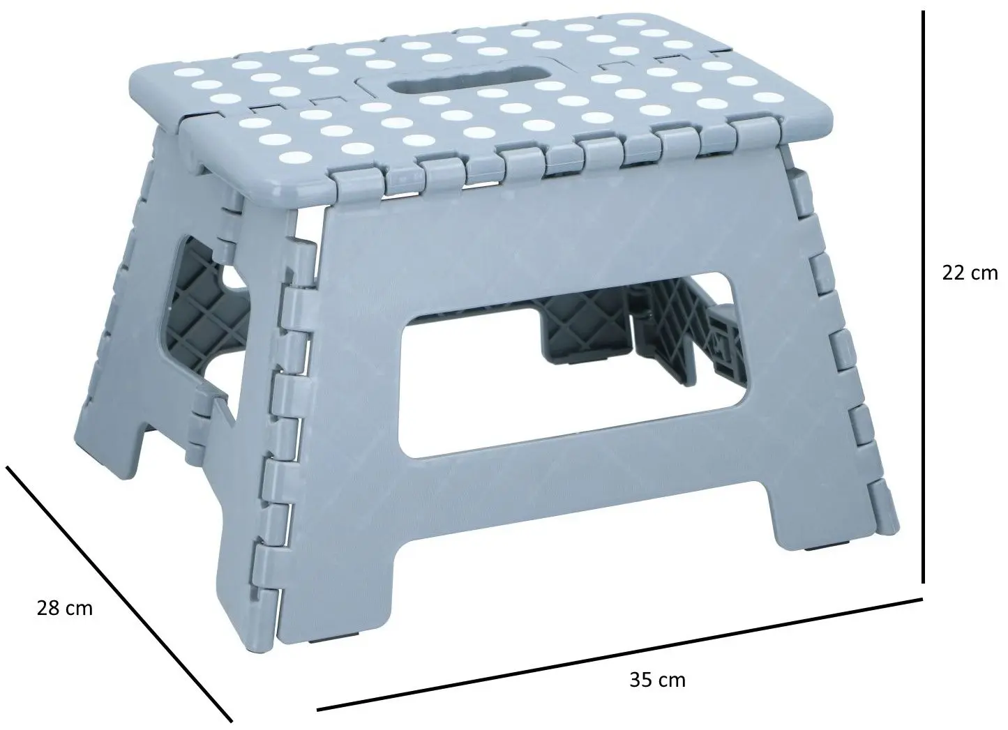 Taburet pliabil Alpina 1051314 (Grey) - 3