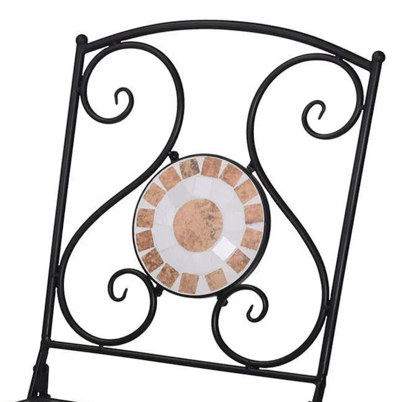 Садовый стул Ambiance Bistro Mozaic New (Black)