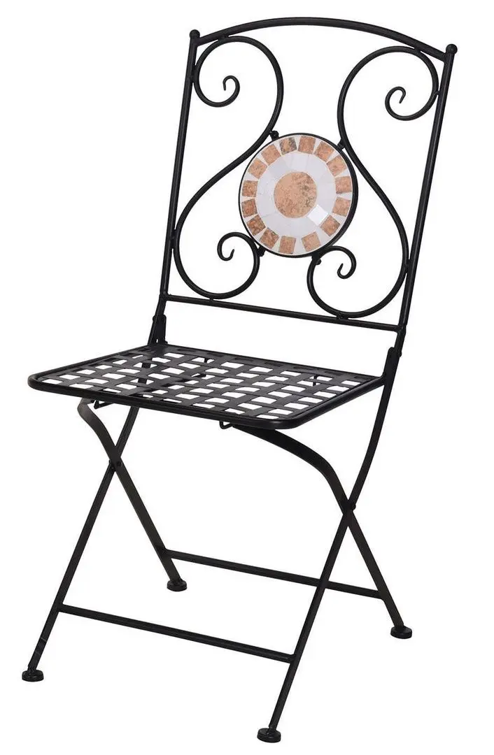 Садовый стул Ambiance Bistro Mozaic New (Black)