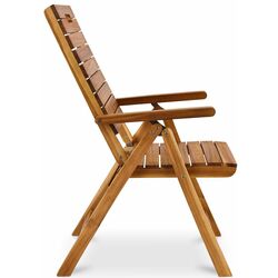 Scaun pliant Blooma Denia 76.5x107x86 (Acacia) Thumb