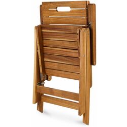 Scaun pliant Blooma Denia 76.5x107x86 (Acacia) Thumb