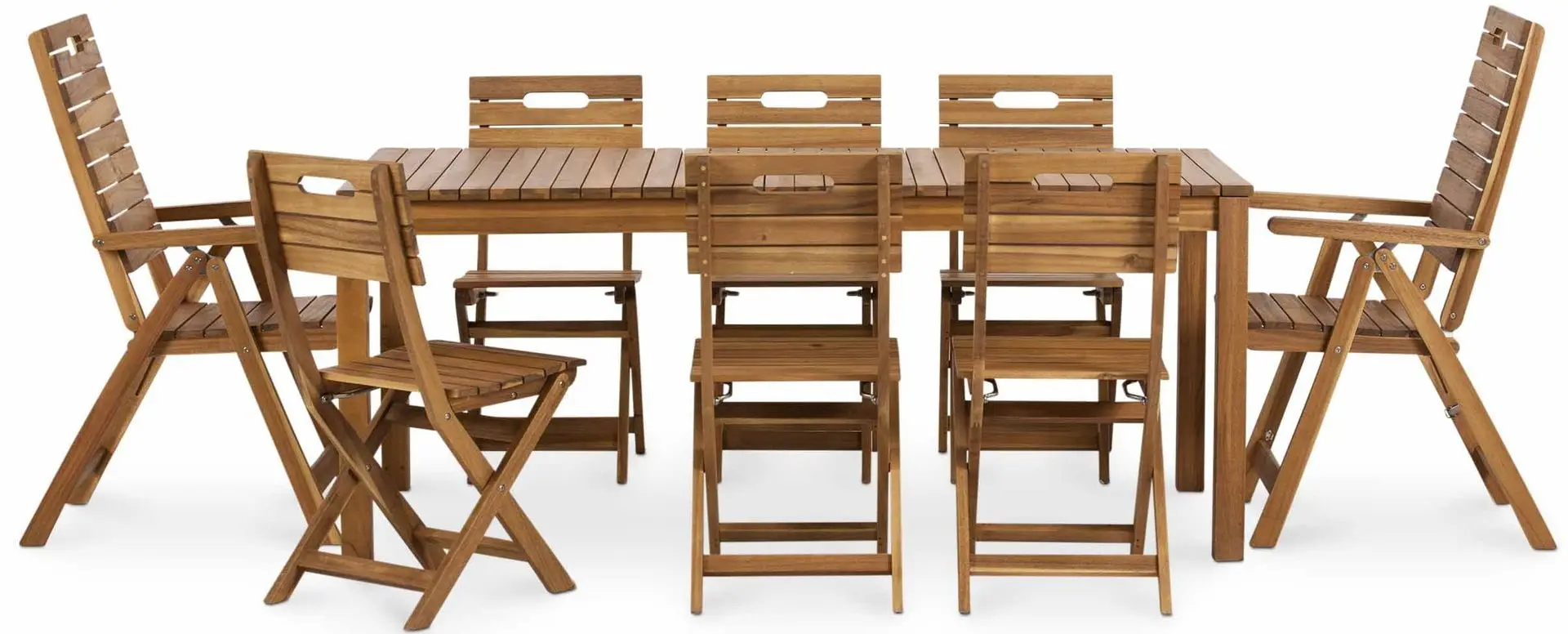 Scaun pliant Blooma Denia 76.5x107x86 (Acacia)