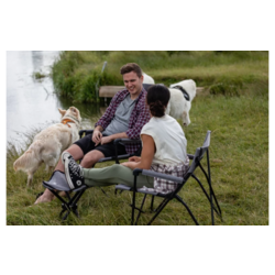 Scaun pliabil Coleman Forester 2176136 (Black/Grey) Thumb