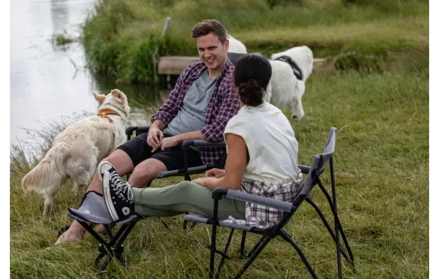 Scaun pliabil Coleman Forester 2176136 (Black/Grey) - 4